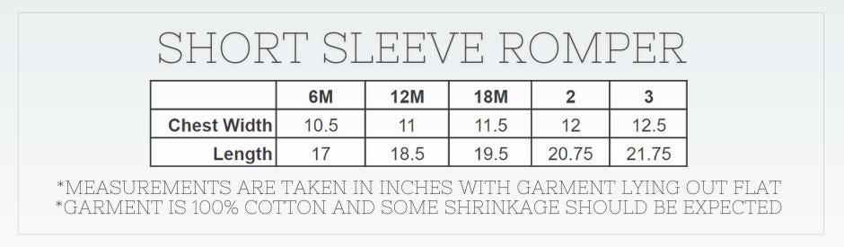 Longhorn Striped Polo Romper