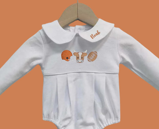 Longhorn Long Sleeve Bubble - Boys