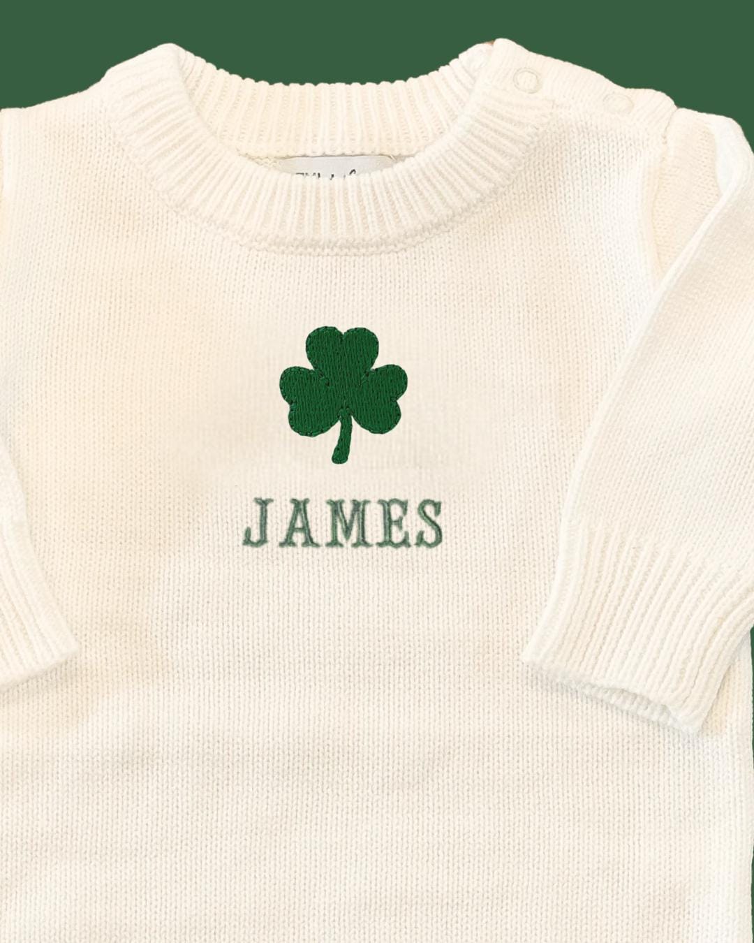 Shamrock Knit Romper