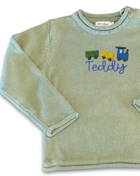 Train Name Sweater