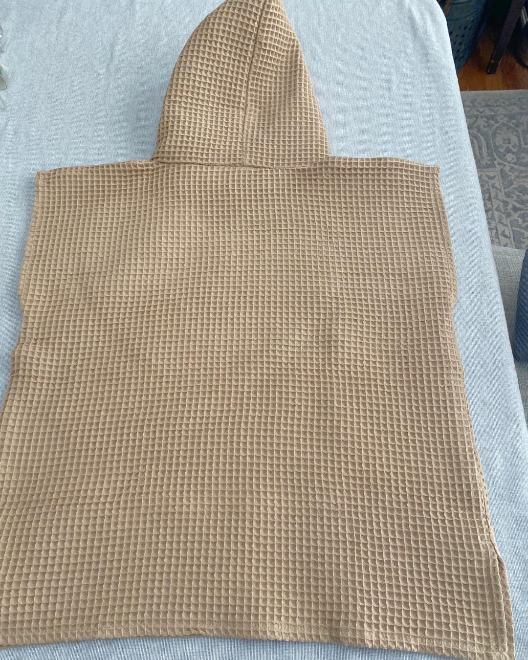 Waffle Beach Towel Poncho
