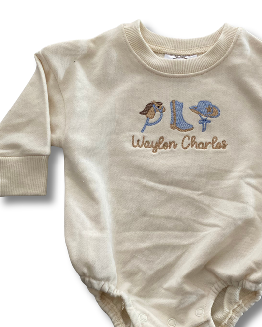 Cowboy Sweatshirt - Bubble or Crewneck