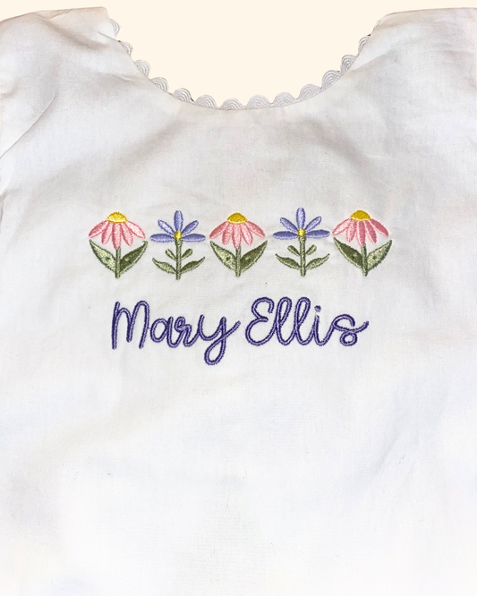 Floral Swing Back Diaper Set