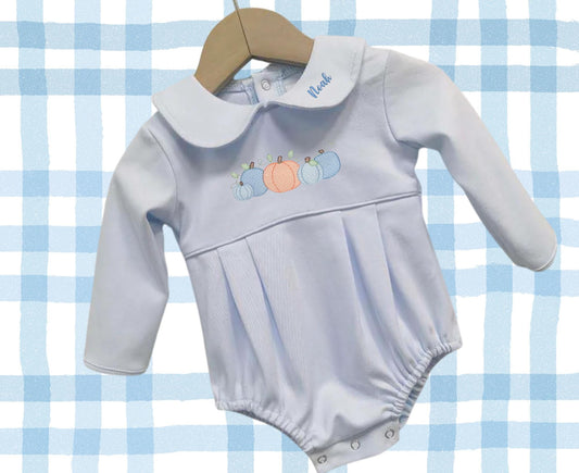 Fall Pumpkin Long Sleeve Bubble