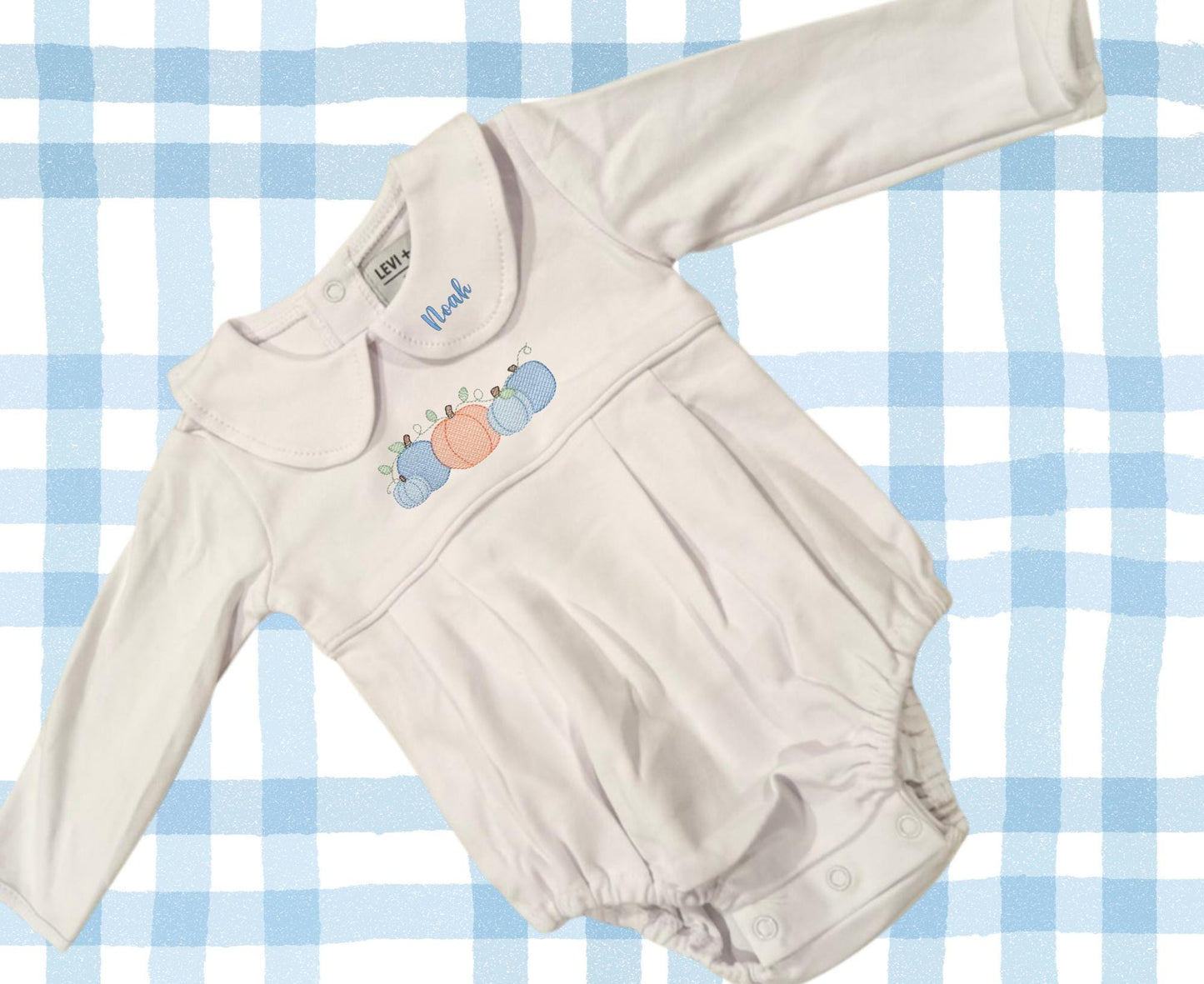 Fall Pumpkin Long Sleeve Bubble