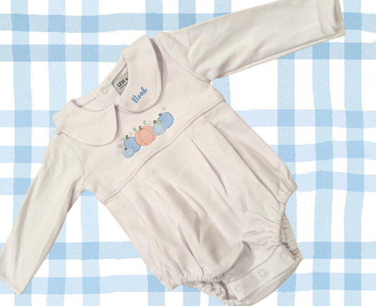 Fall Pumpkin Long Sleeve Bubble