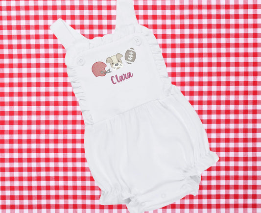 Georgia Bulldog Sunsuit - Girls