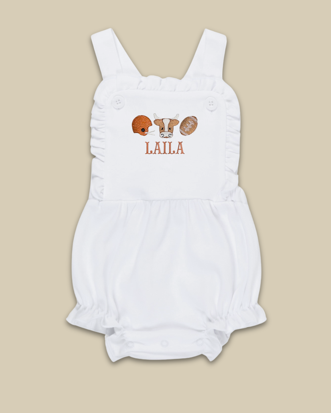 Longhorn Baby Sunsuit