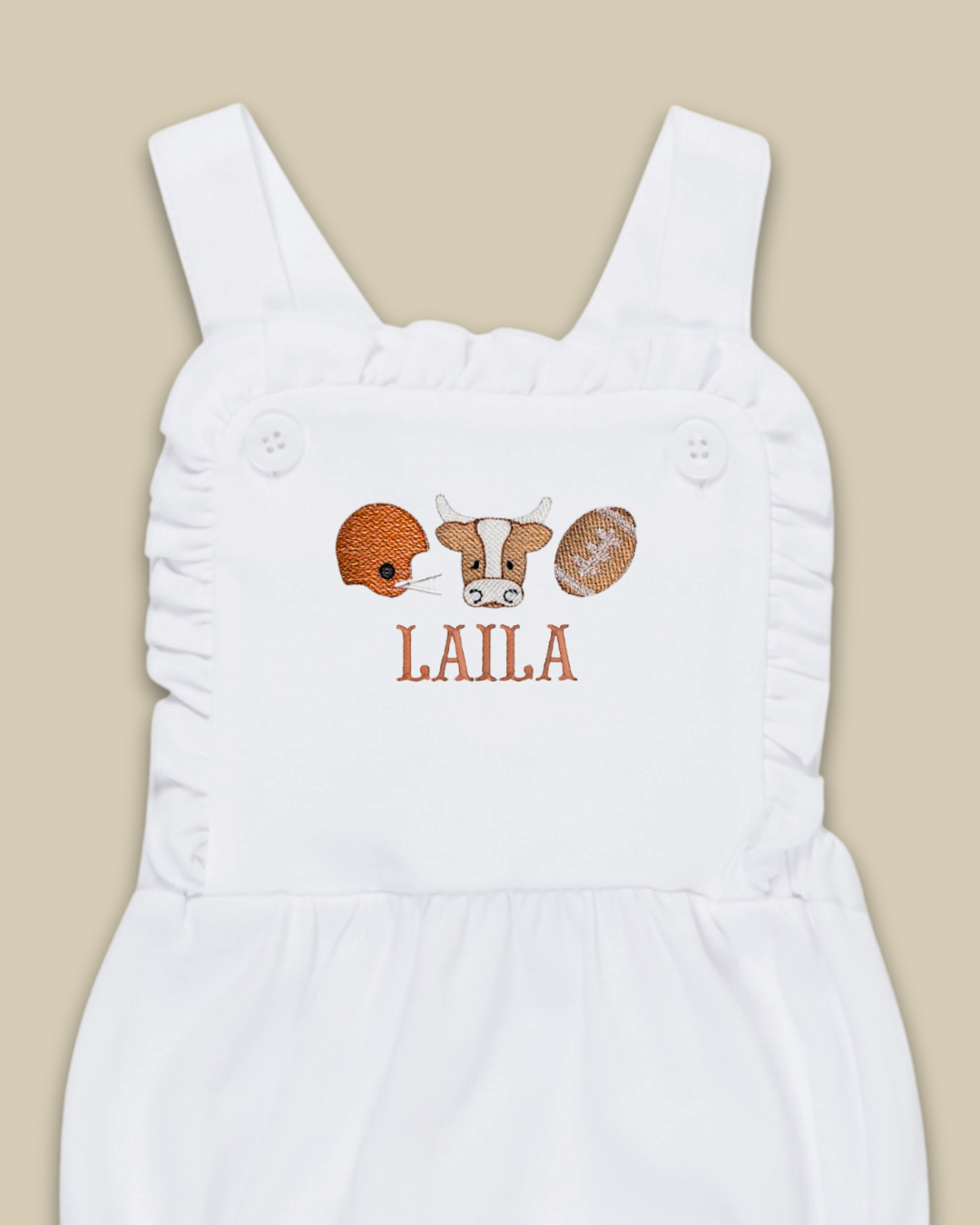 Longhorn Baby Sunsuit