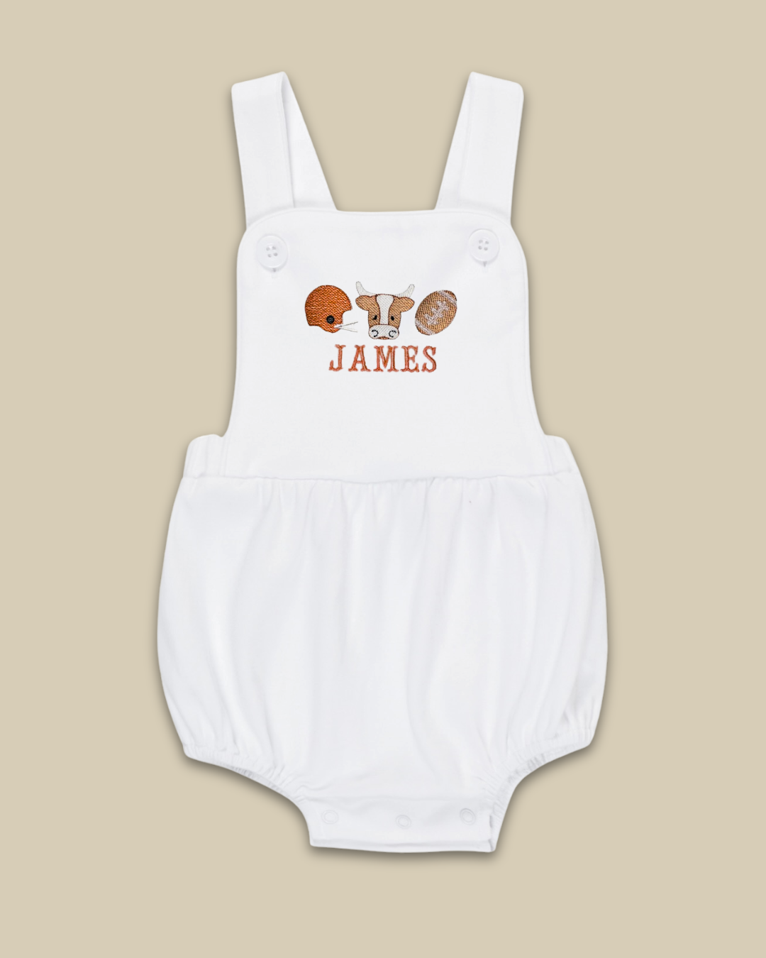 Longhorn Baby Sunsuit