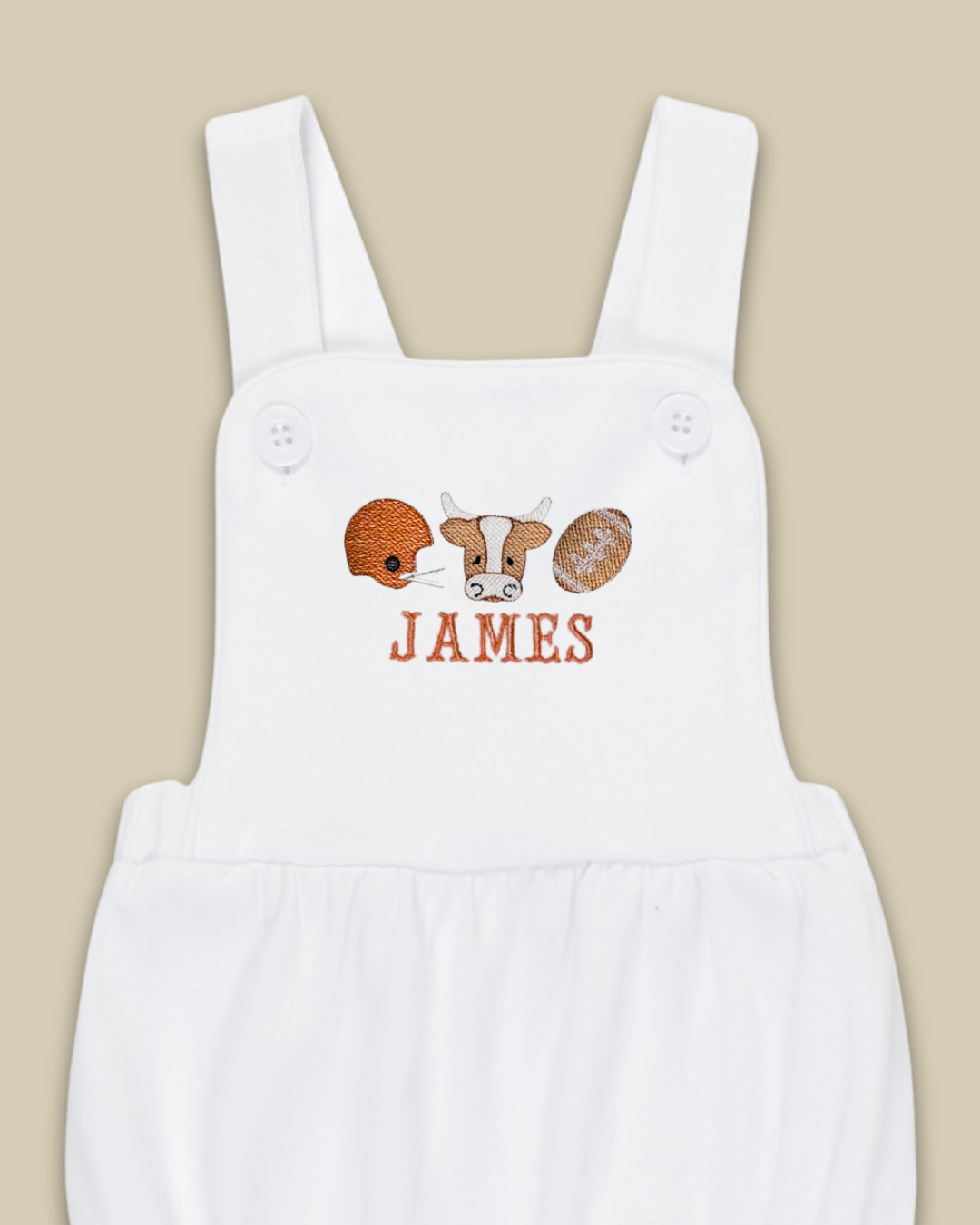 Longhorn Baby Sunsuit