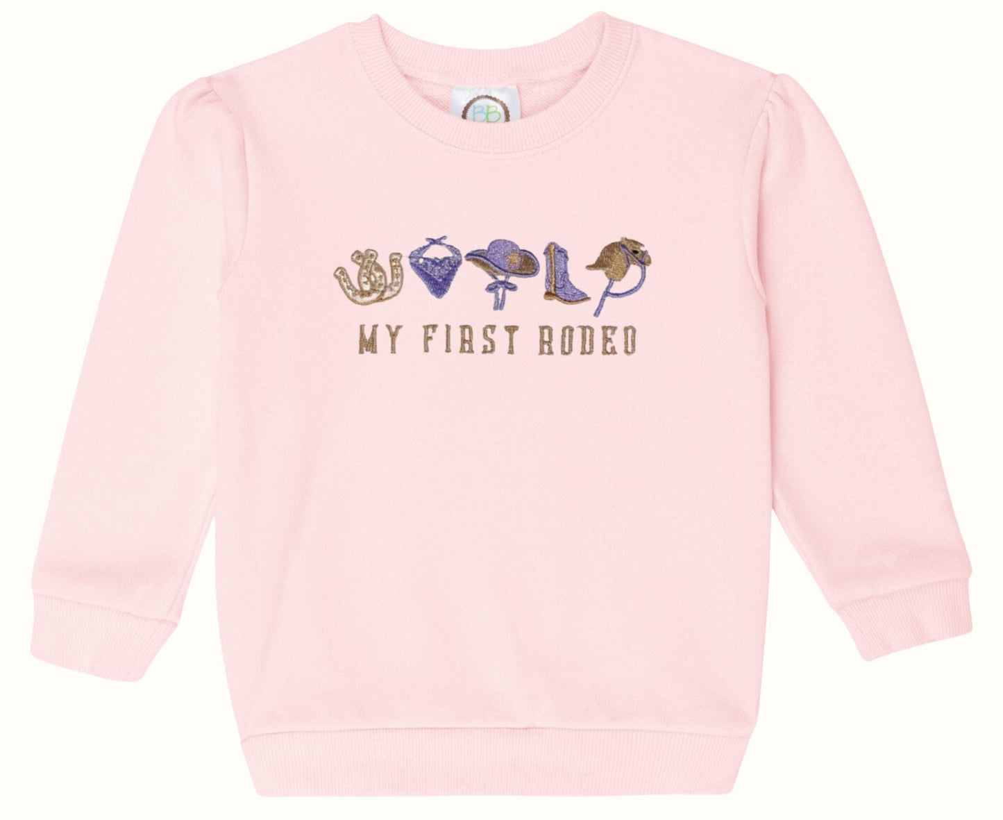 My First Rodeo Sweatshirt - Girls
