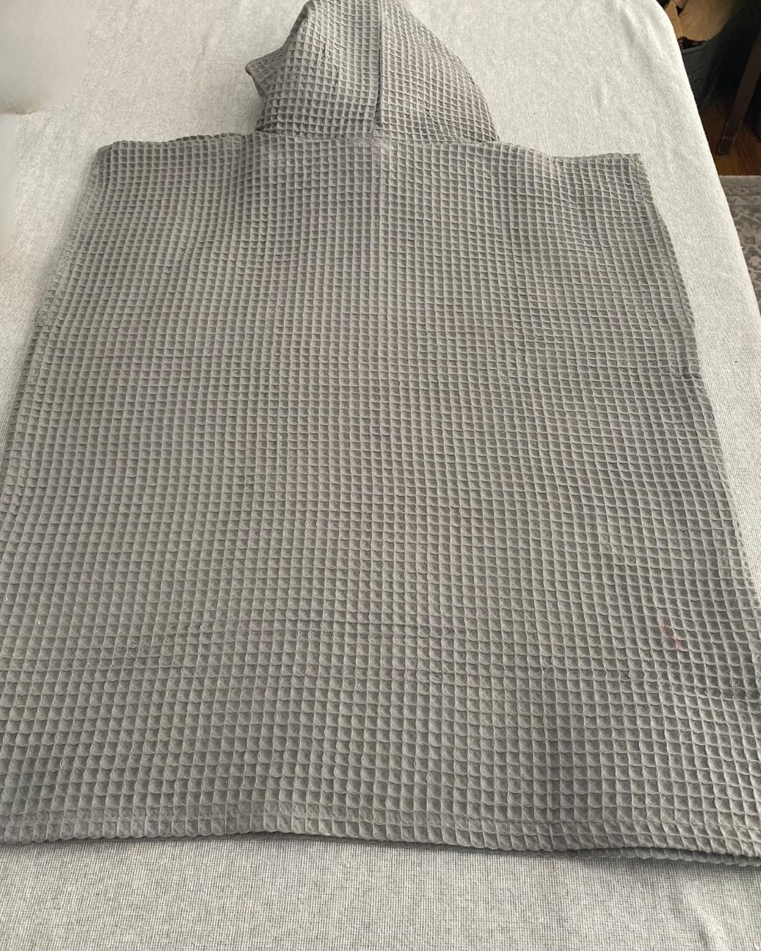 Waffle Beach Towel Poncho