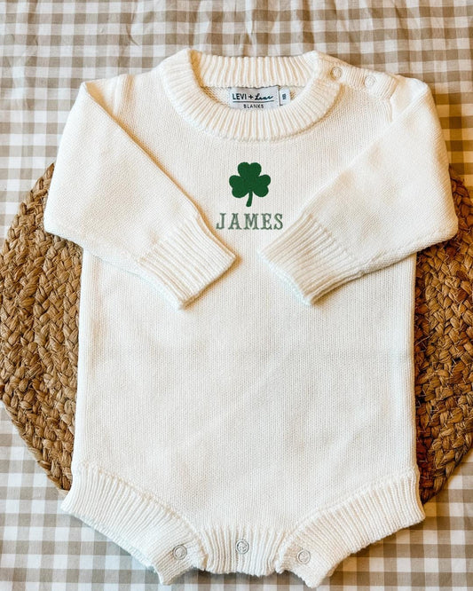 Shamrock Knit Romper