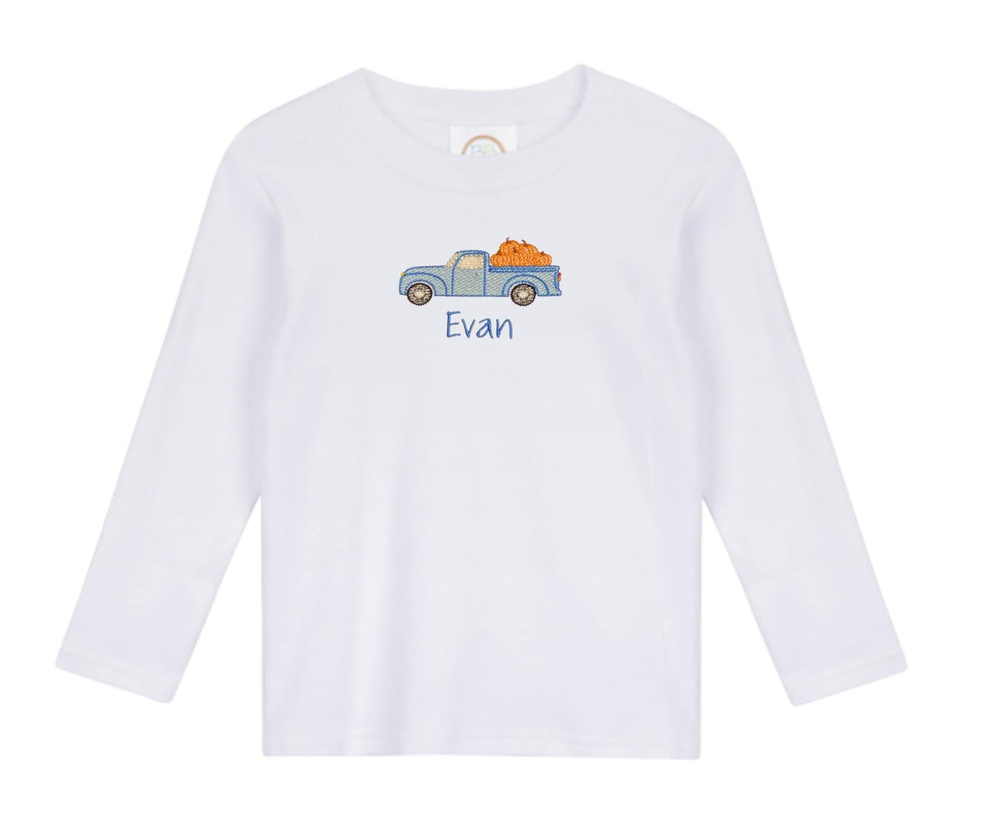Fall Vintage Truck Kids Shirt