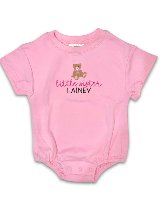 Teddy Bear Sibling Bubble Tee