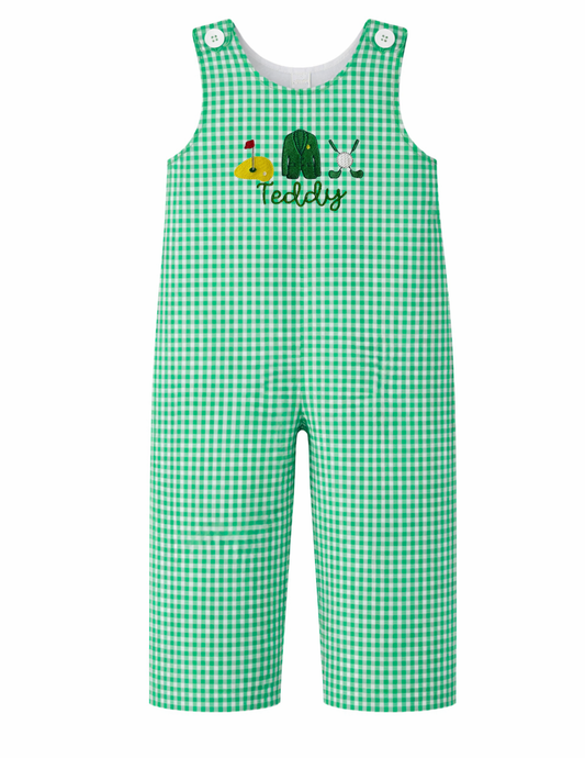 Green Gingham Golf Longall