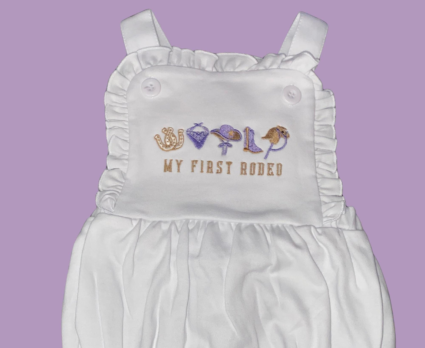 Cowgirl Baby Sunsuit