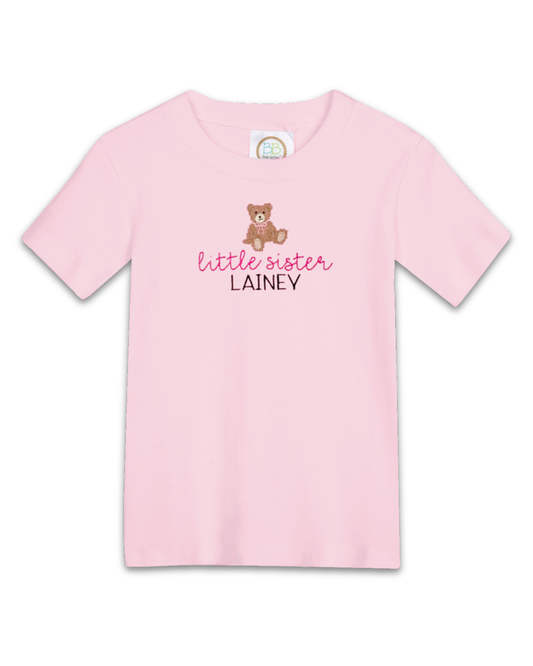 Teddy Bear Sibling Short Sleeve Tee