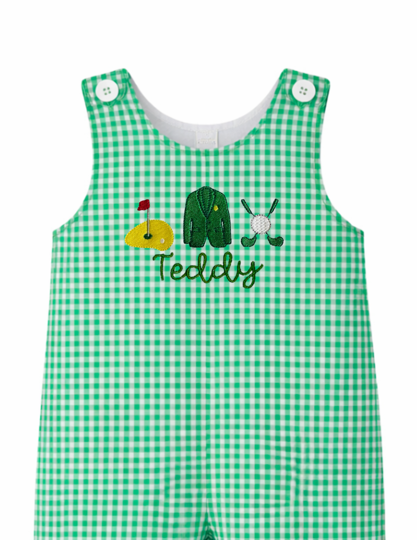 Green Gingham Golf Longall