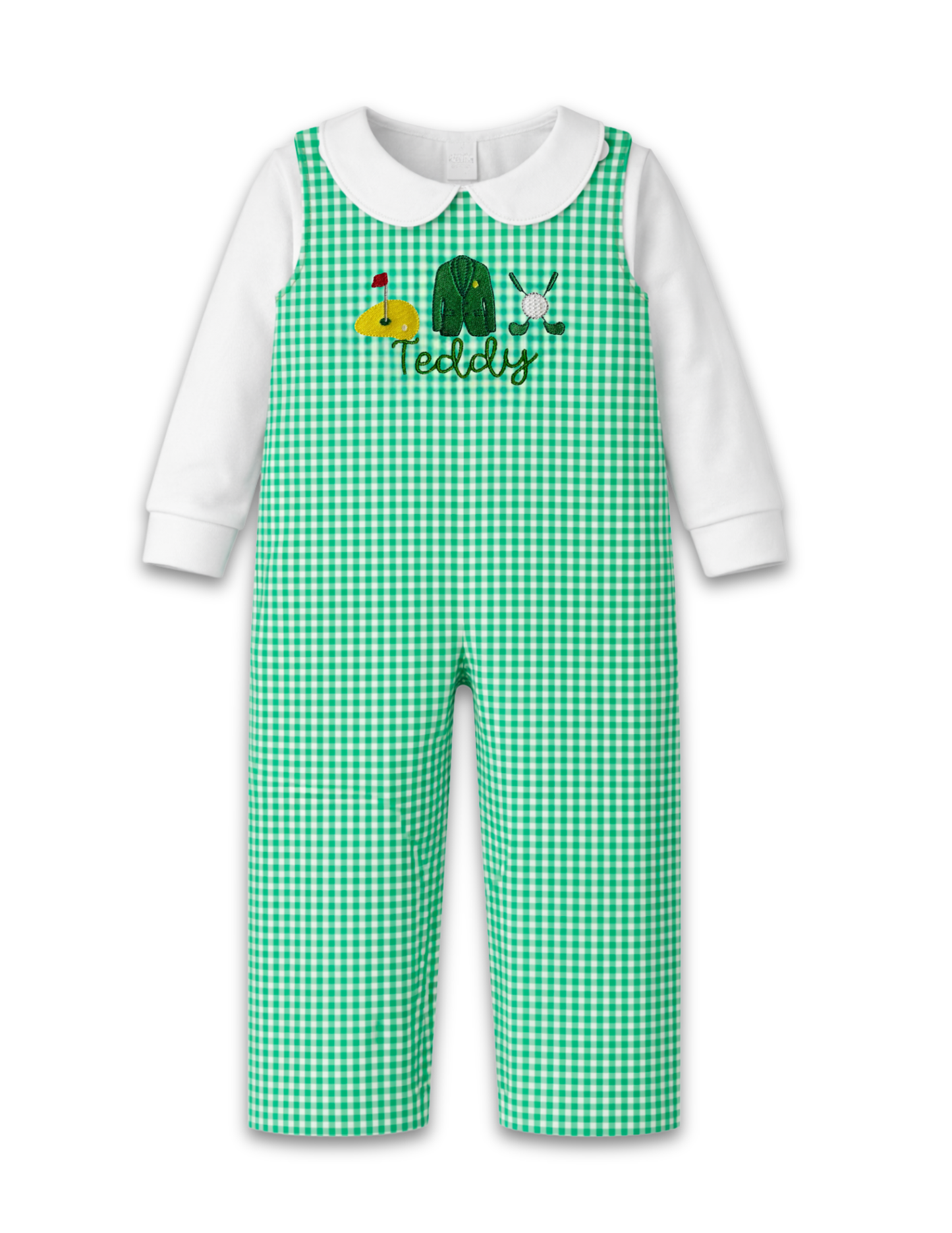 Green Gingham Golf Longall