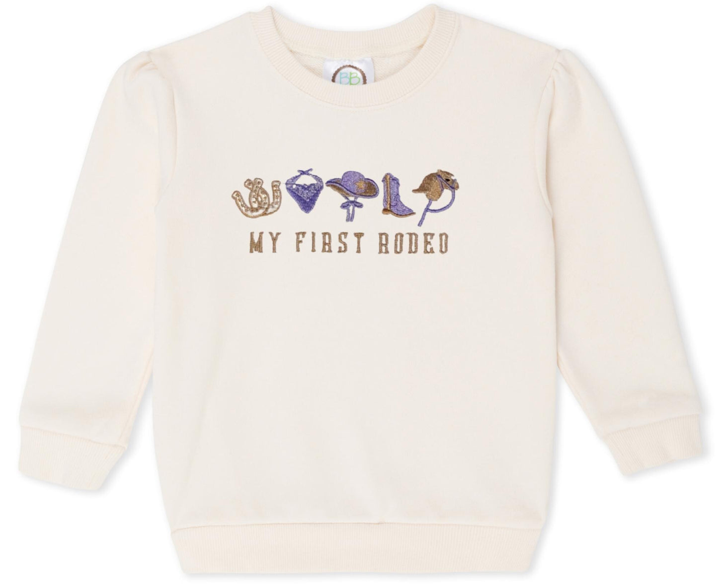 My First Rodeo Sweatshirt - Girls