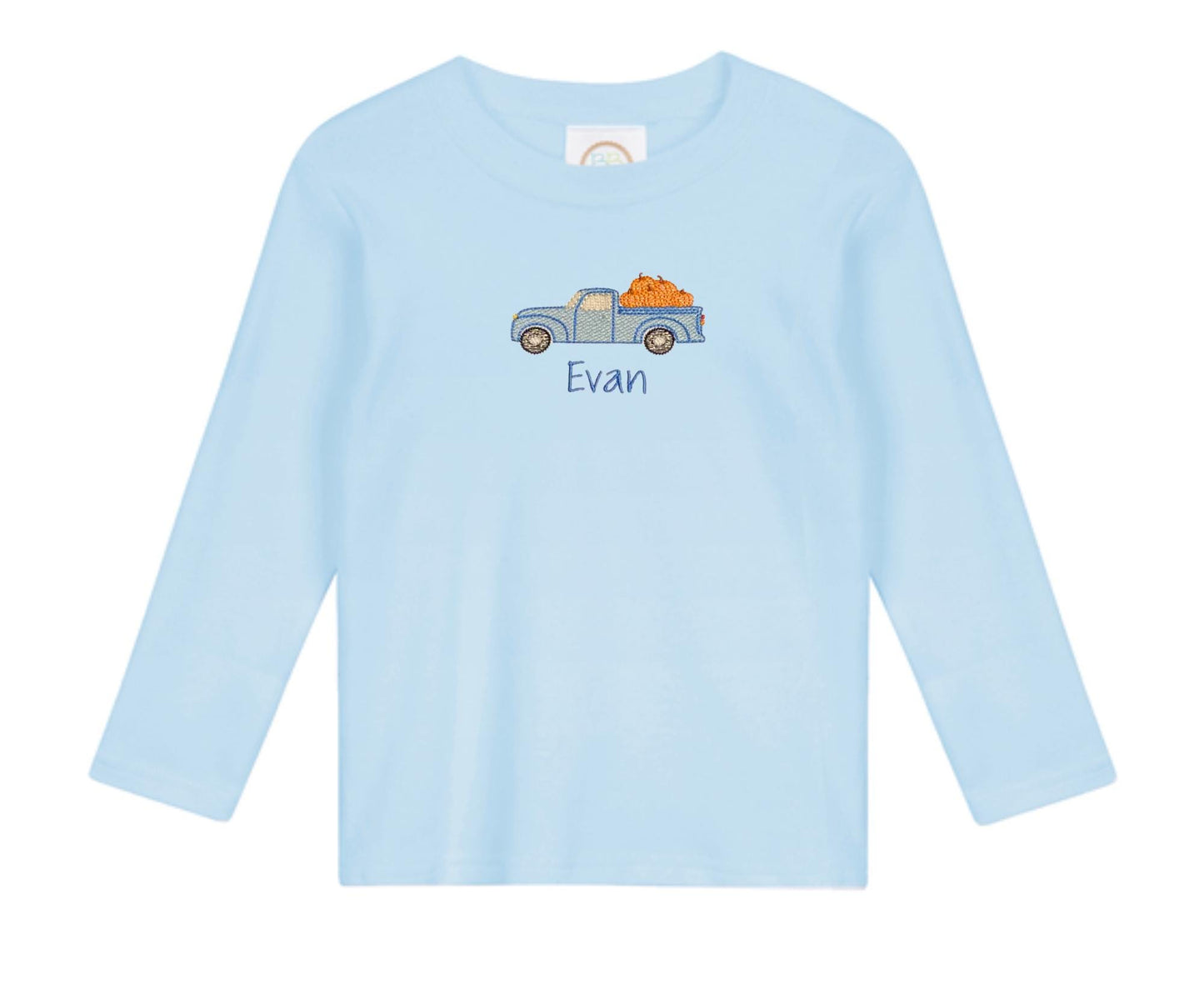 Fall Vintage Truck Kids Shirt