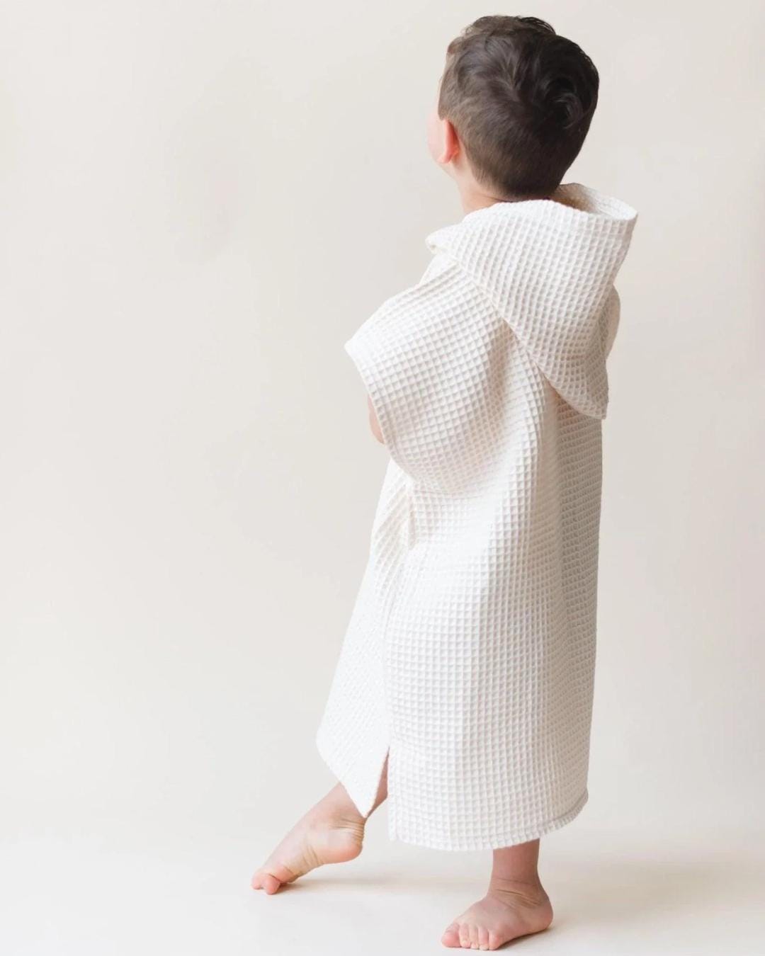 Waffle Beach Towel Poncho
