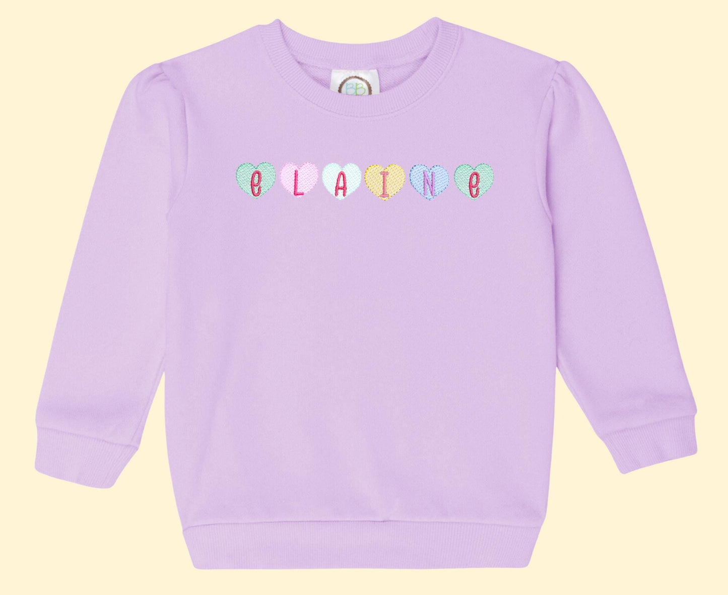 Valentine's Candy Hearts Sweatshirt