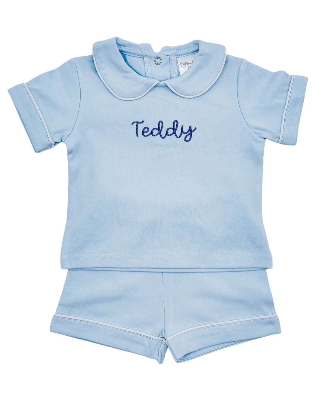 Boys Peter Pan Collar Short Set