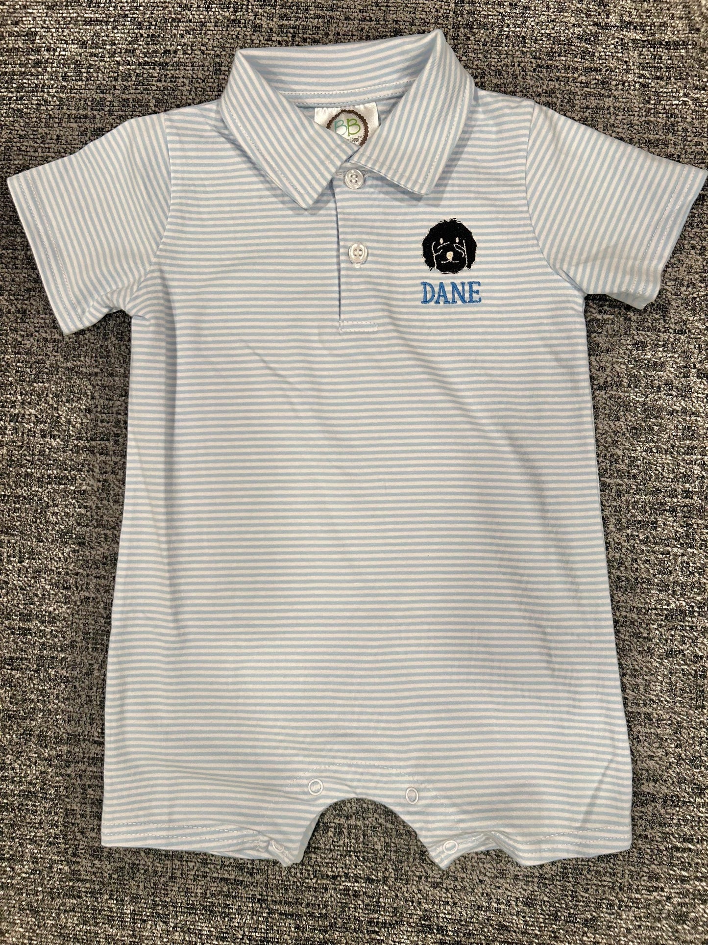 Doodle Dog Boys Romper