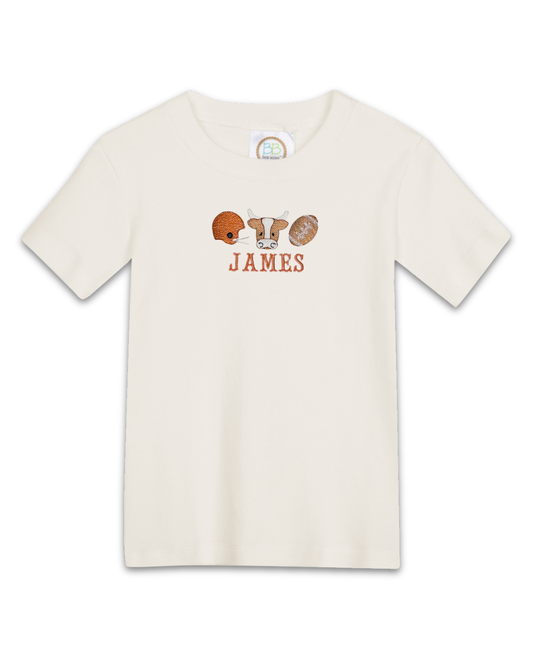 Longhorn Football Name Shirt