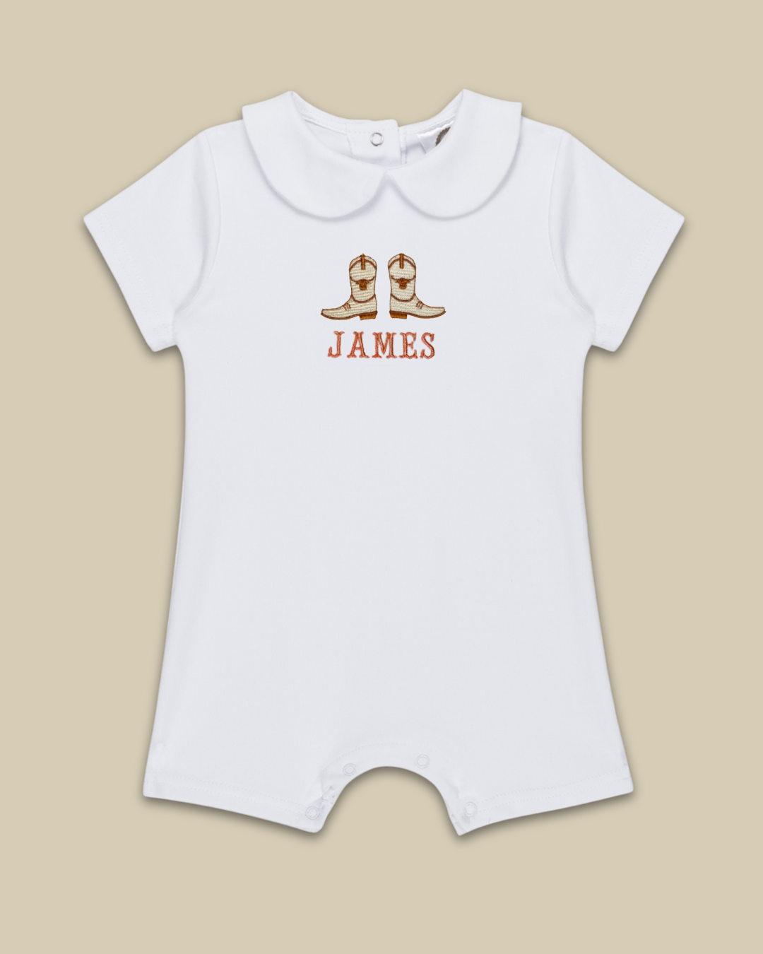 Longhorn Football Peter Pan Romper