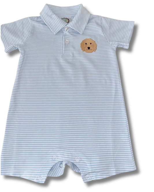 Doodle Dog Boys Romper