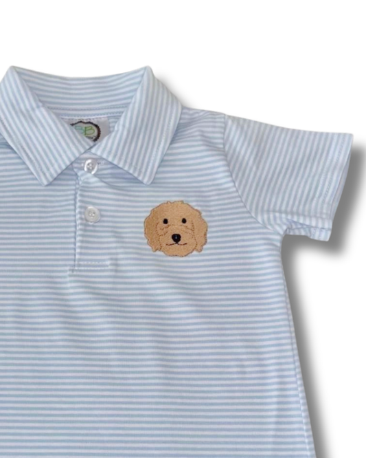 Doodle Dog Boys Romper