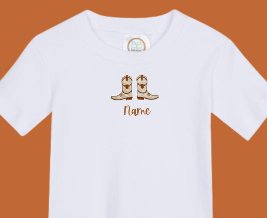 Longhorn Boots Toddler Tee
