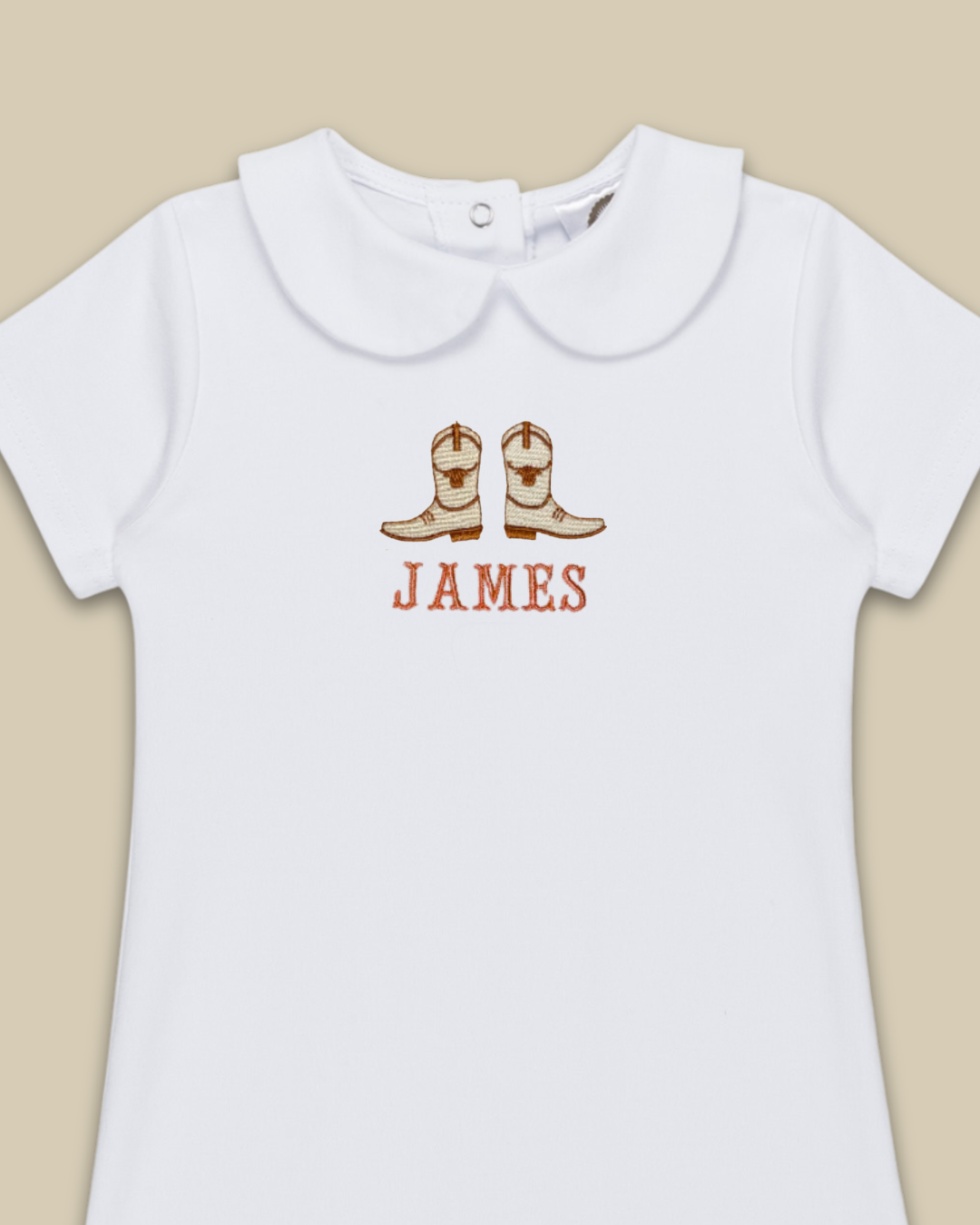 Longhorn Football Peter Pan Romper