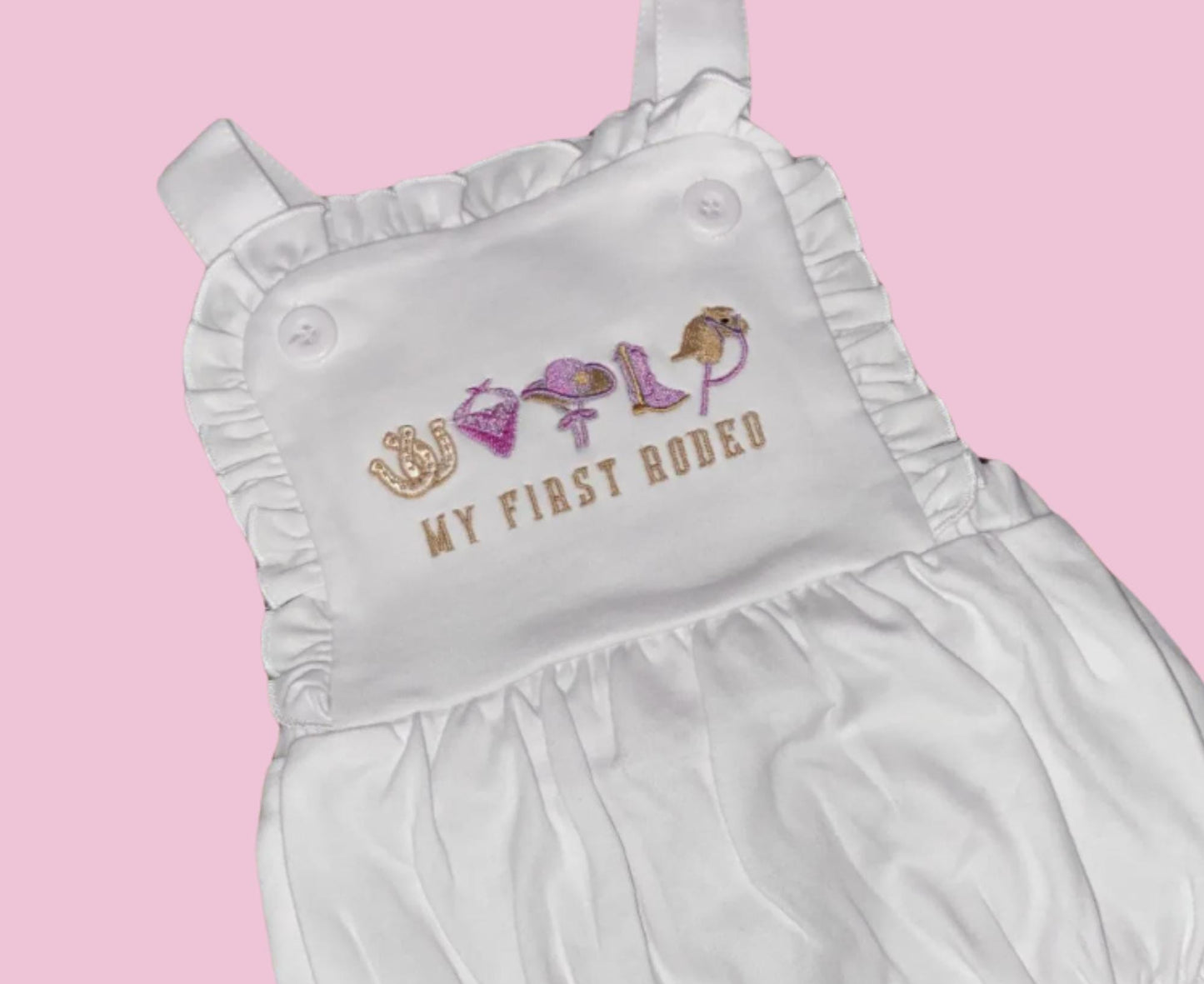 Cowgirl Baby Sunsuit