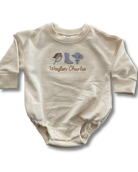 Cowboy Sweatshirt - Bubble or Crewneck