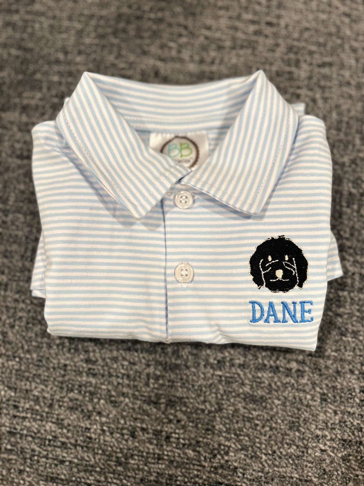 Doodle Dog Boys Romper