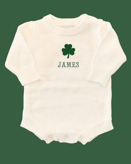 Shamrock Knit Romper