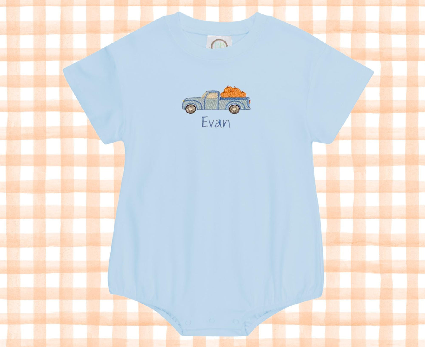 Fall Vintage Truck Bubble