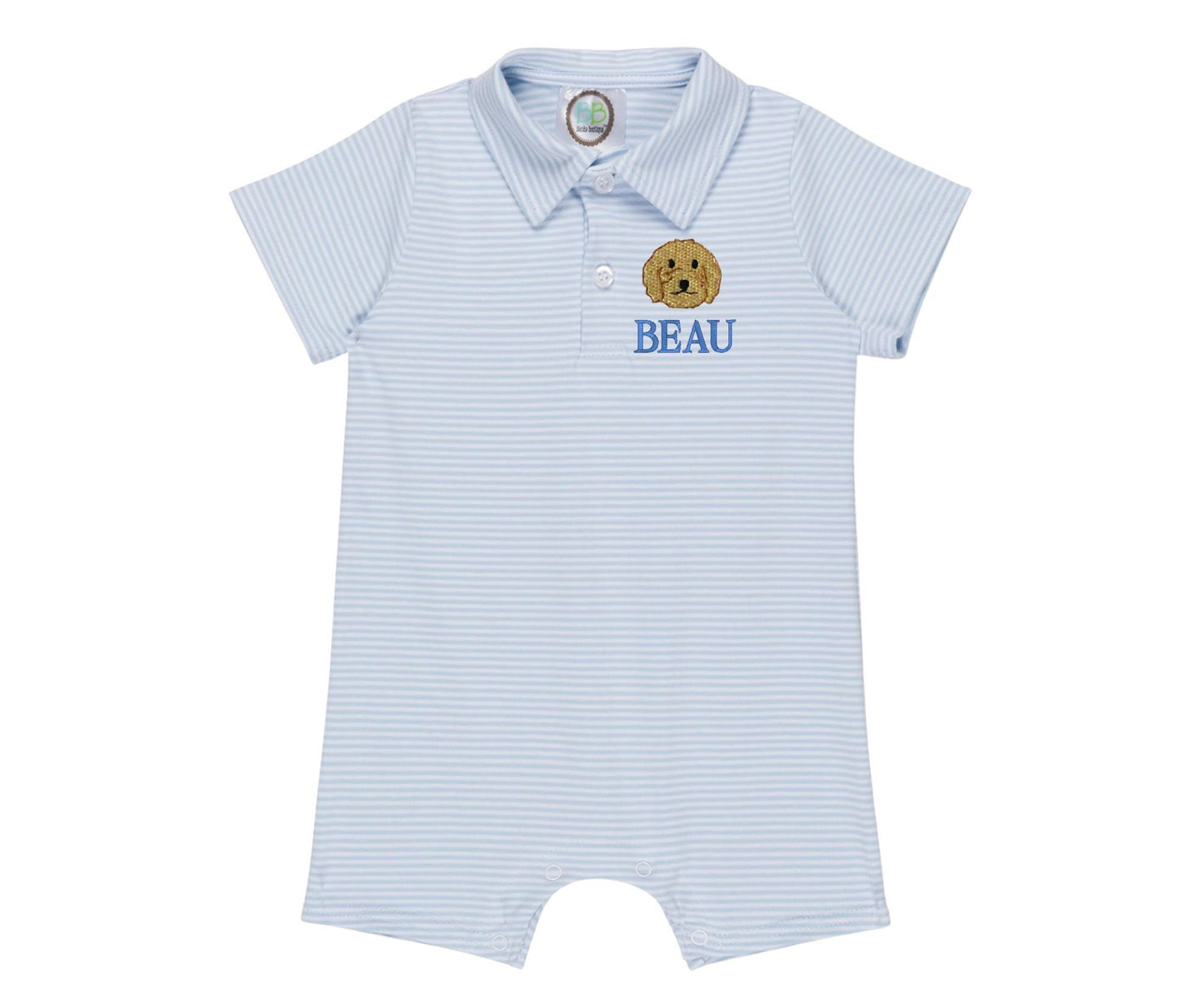 Doodle Dog Boys Romper