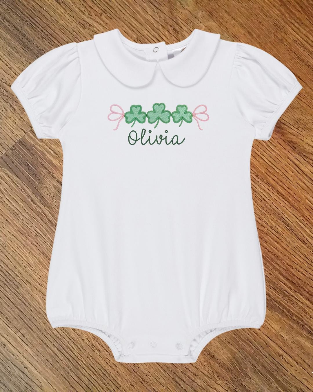 Shamrock St. Patrick's Day Romper