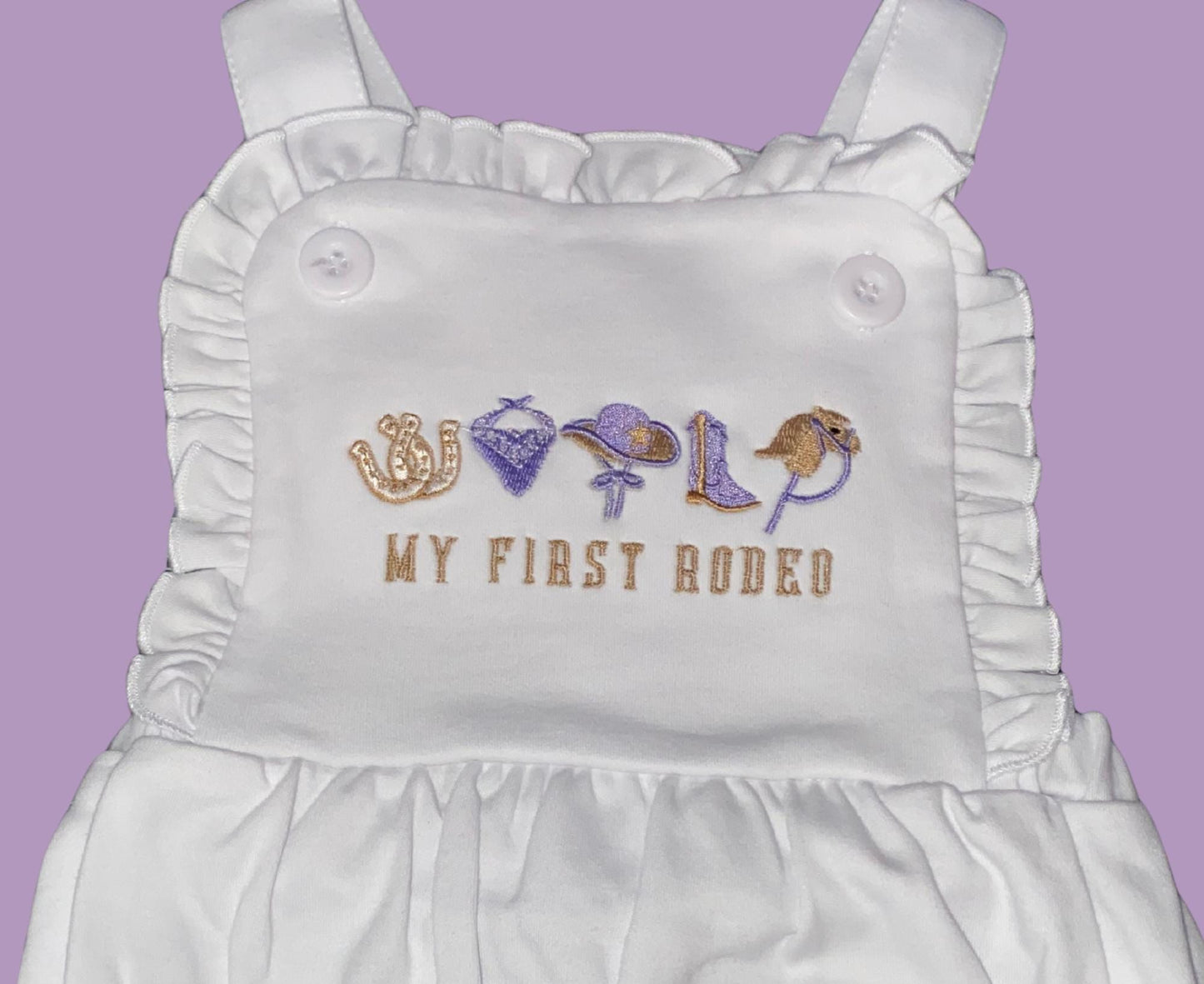 Cowgirl Baby Sunsuit