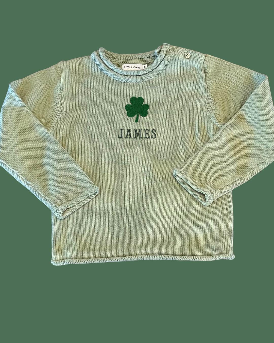 Shamrock Roll Neck Sweater
