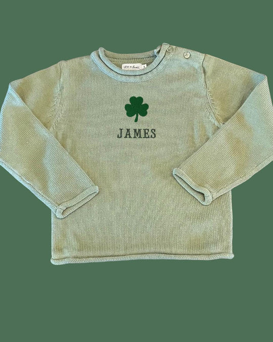 Shamrock Roll Neck Sweater