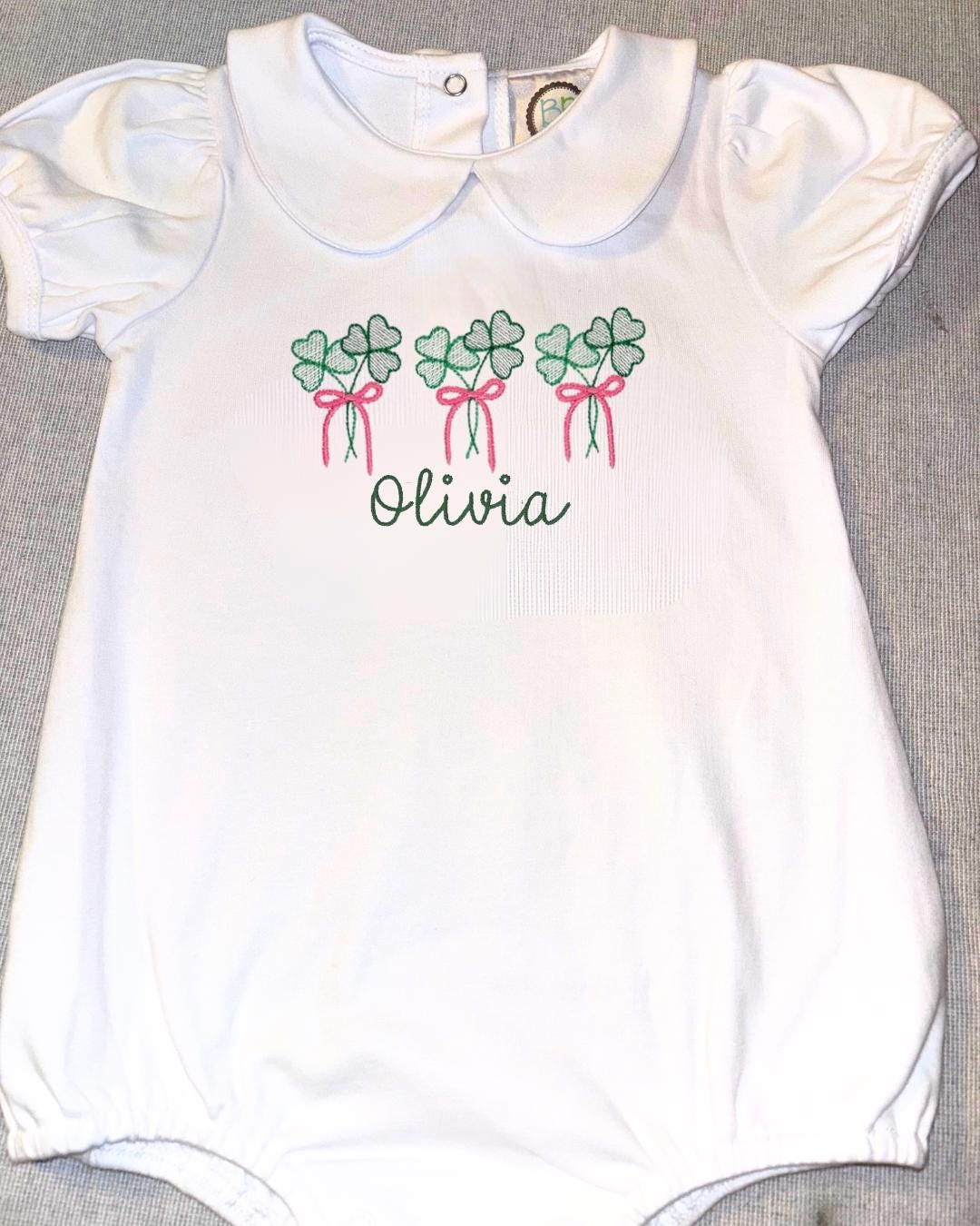 Shamrock St. Patrick's Day Romper