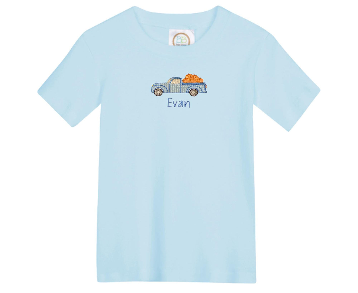 Fall Vintage Truck Kids Shirt