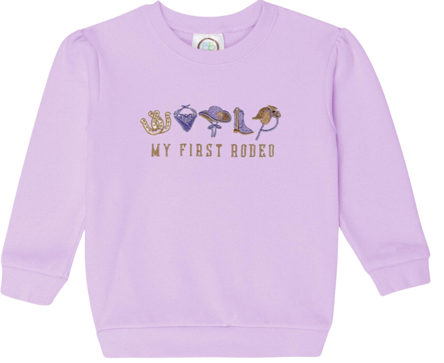 My First Rodeo Sweatshirt - Girls